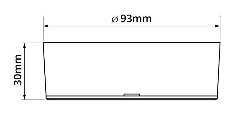 LED svítidlo výklopné 7W 4000K kruh